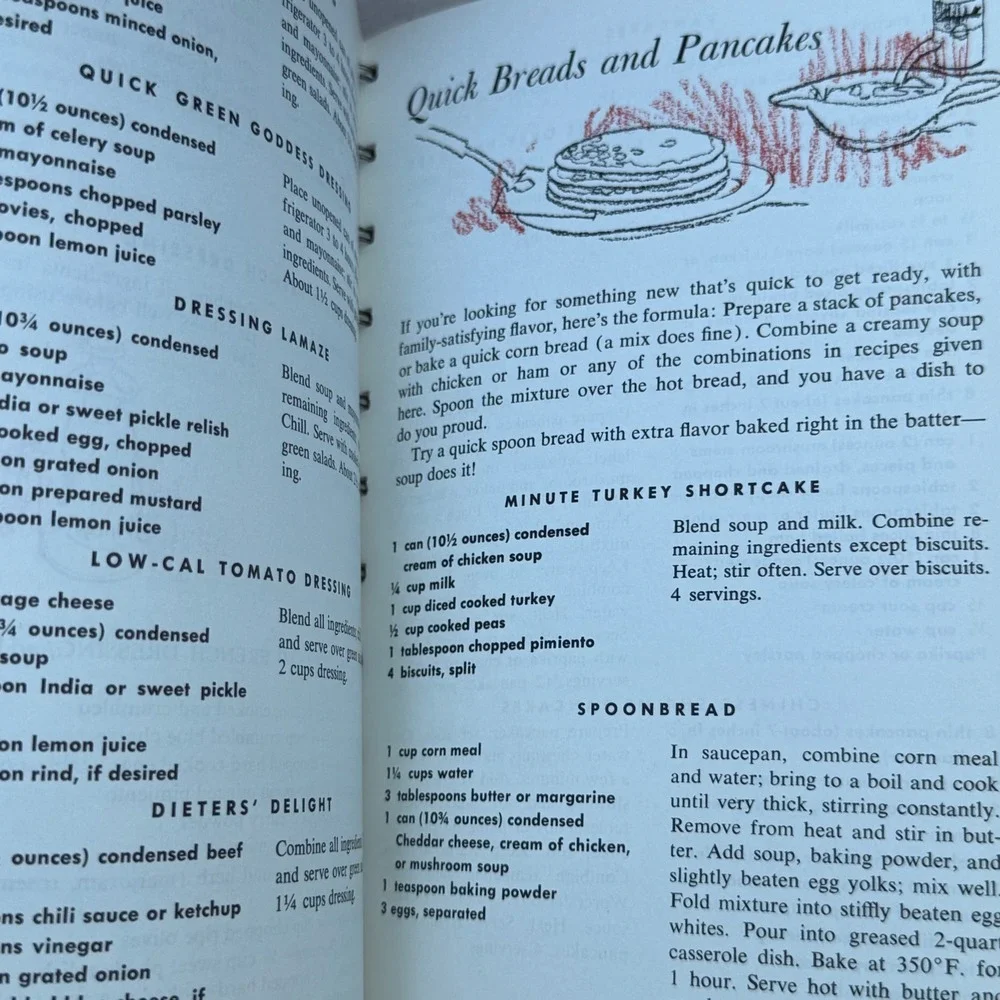Campbell Cookbook Cooking With Soup Recipes Skillet Dishes‎ Casseroles 1968